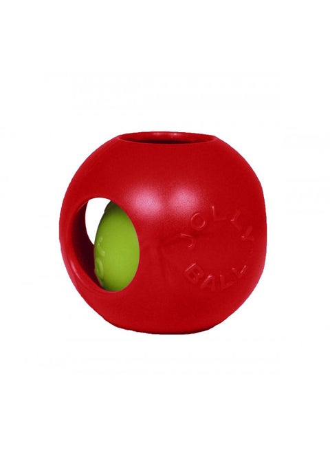 Jolly Pets Teaser Ball Dog Toy, Small/4.5 Inches, Red (1504 RD)