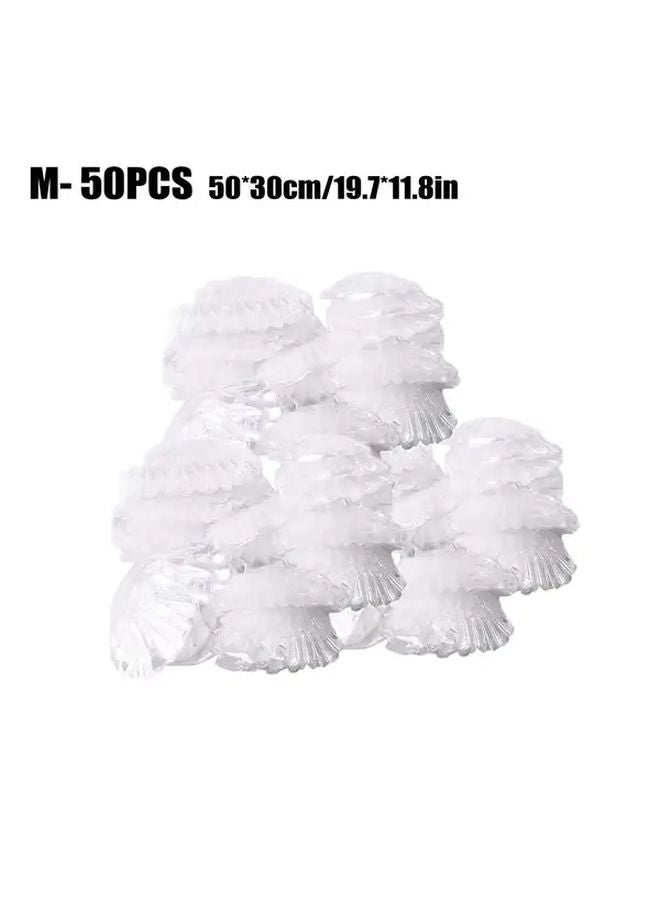 50 Pcs Stretchable Pet Cage Liners Disposable Tray 50x30cm Leak Proof Small Pet Supplies - Image 1