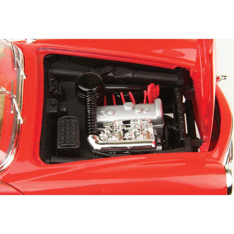 مايستو سيارة مرسيدس بنز 190 اس ال موديل 1955 مقياس 1/18 - احمر - 31824 - Image 4