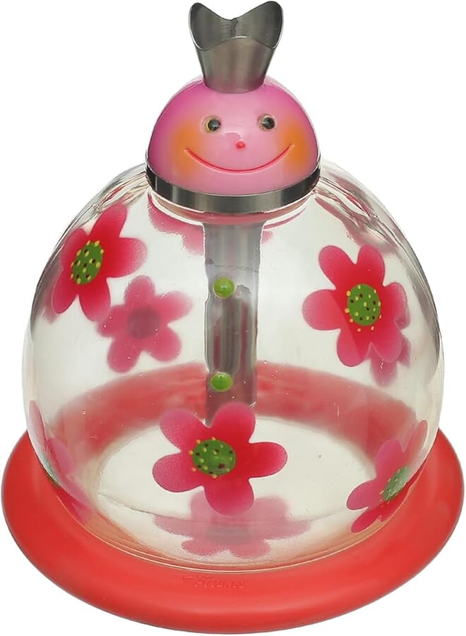 Pylones Sugar Shaker Holder Pot, Red