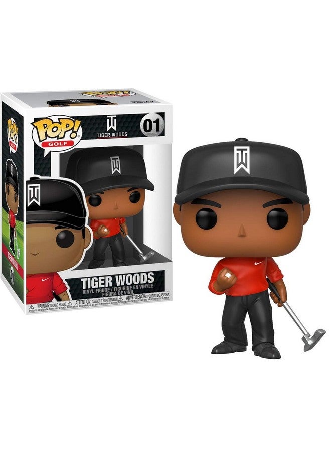 Funko Funko Pop! Golf: Tiger Woods (Red Shirt)  - Image 1