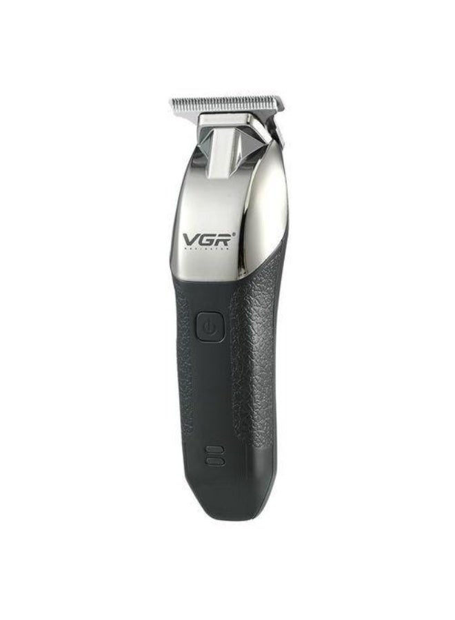 VGR (Professional & SEO Friendly): VGR V-171 Professional Electric Shaver for Men – 240 Mins Runtime, Cordless & Rechargeable, Black/Silver. silver - Image 3