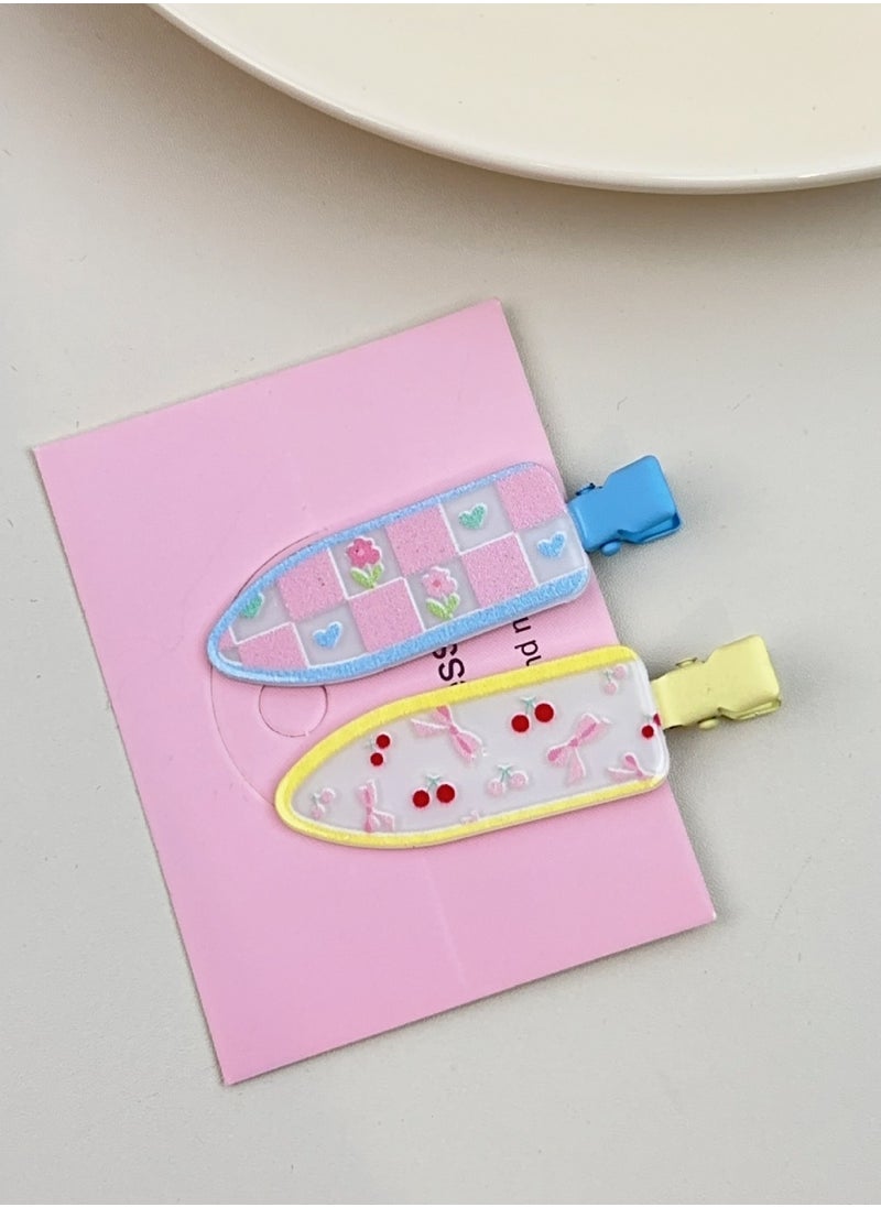 Mark Fairwhale - A  PairMinimally Designed Side Fringe Clip - Image 1