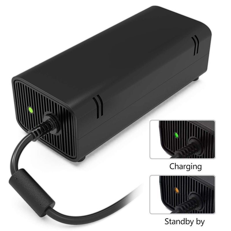 YCCSKY Power Supply for Xbox 360 Slim AC Adapter, Non-OEM Replacement, Global Voltage, LED Indicator, 135W, 12V-10.83A - Image 3