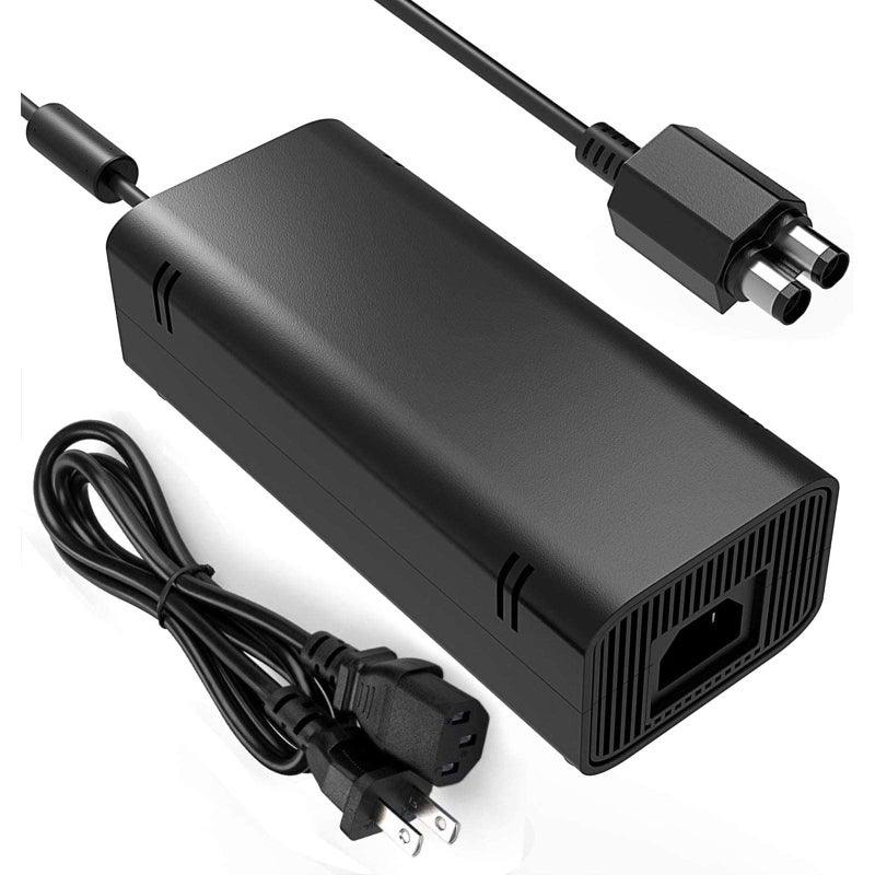 YCCSKY Power Supply for Xbox 360 Slim AC Adapter, Non-OEM Replacement, Global Voltage, LED Indicator, 135W, 12V-10.83A - Image 1