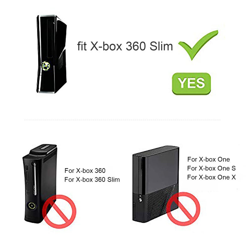 YCCSKY Power Supply for Xbox 360 Slim AC Adapter, Non-OEM Replacement, Global Voltage, LED Indicator, 135W, 12V-10.83A - Image 4