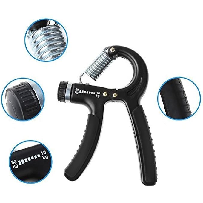 Luxon Hand Grip, Adjustable Hand Gripper Exerciser 22-110 Lbs (10-50Kg), Hand Squeezer, Forearm Grip, Hand Exercise, Finger Strengthener (2 Pack) - Image 4