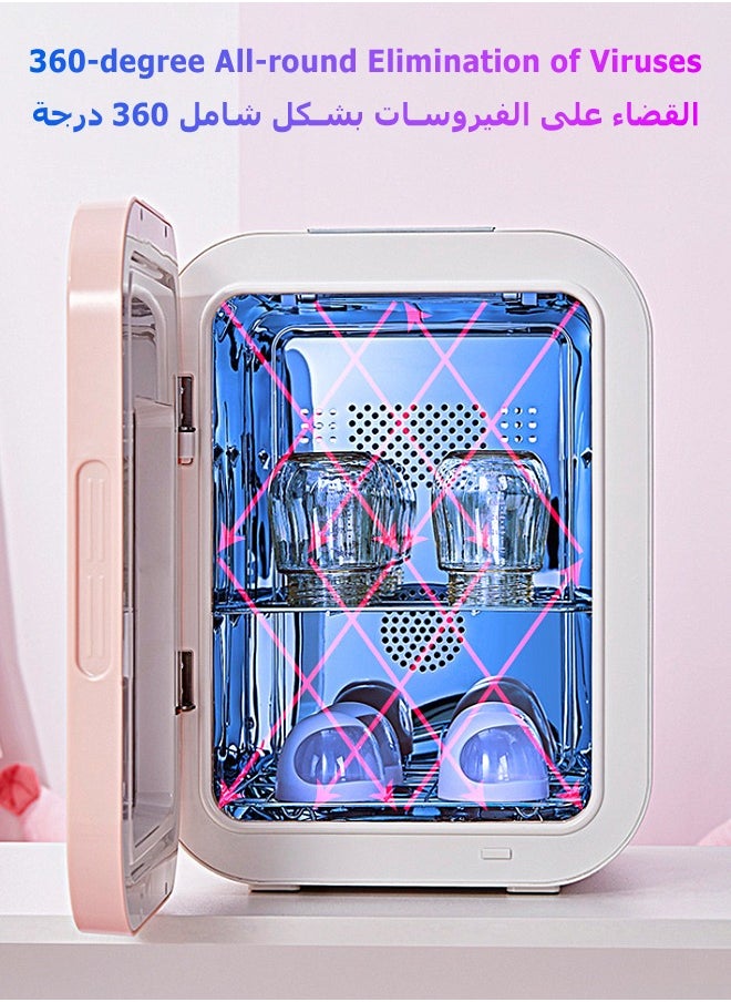 LOCUS - Smart UV Disinfection Box - Sterilization And Drying Function - Baby Bottle And Clothing Sterilization Cabinet - Double Layer And Double UV Light - 20L - Image 1