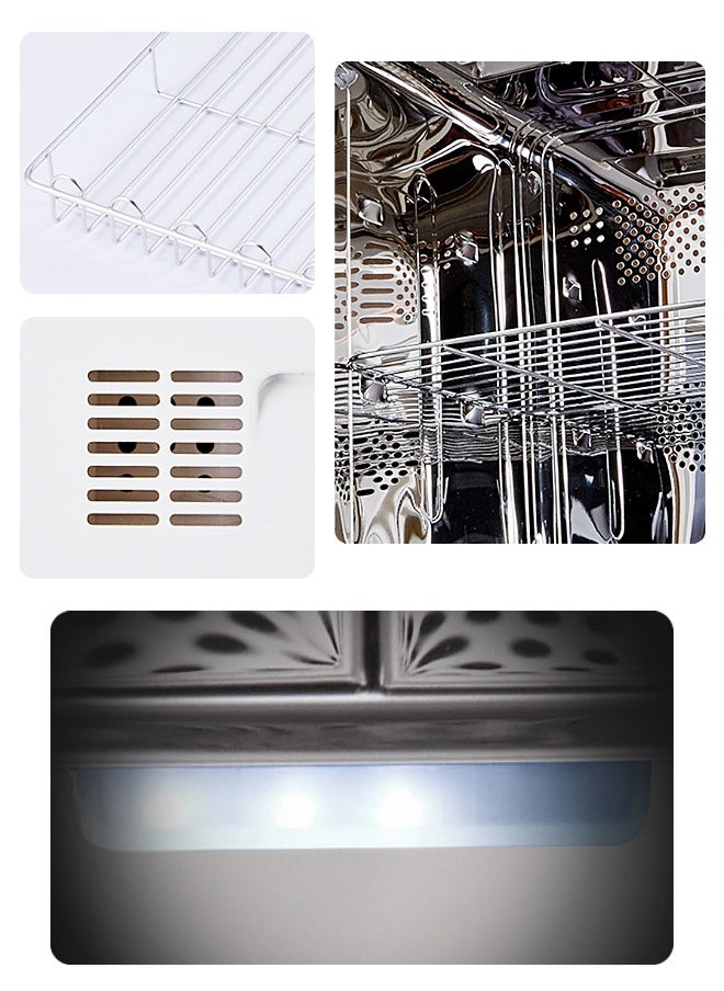 LOCUS - Smart UV Disinfection Box - Sterilization And Drying Function - Baby Bottle And Clothing Sterilization Cabinet - Double Layer And Double UV Light - 20L - Image 1