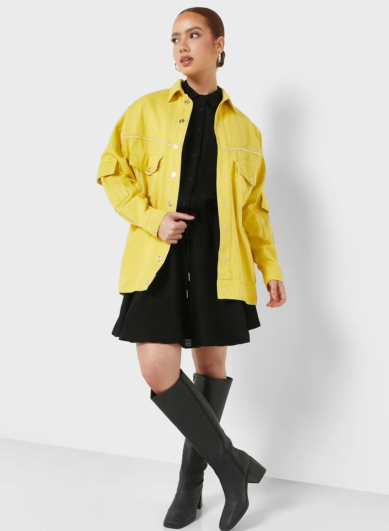 Nocturne Button Pocket Detail Jacket