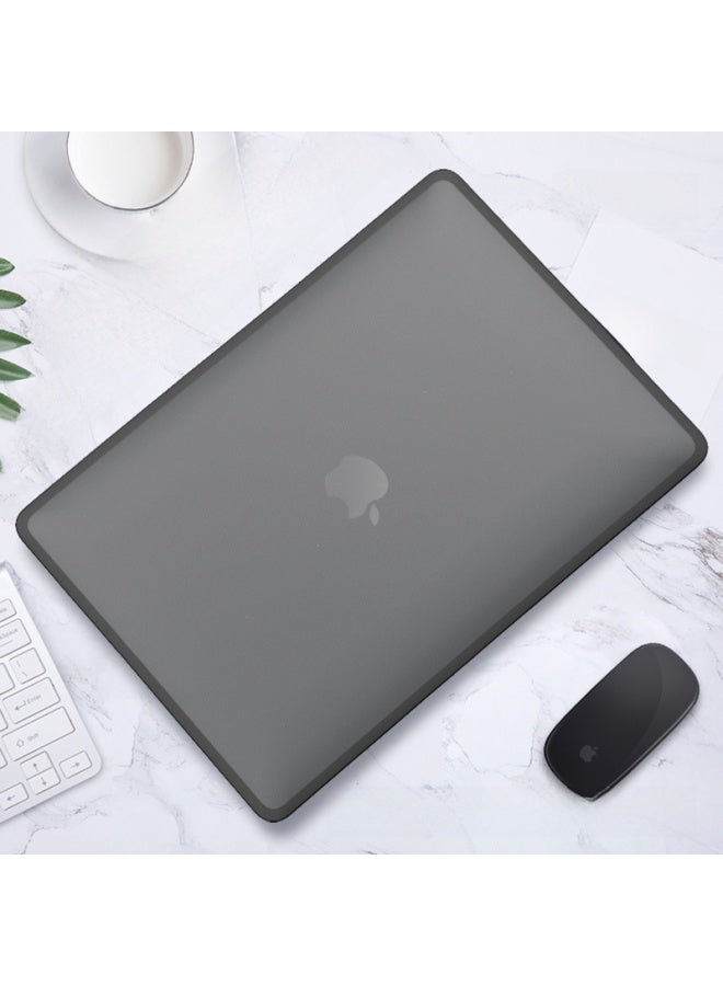 Macbook Protective Case TPU Case Beer For Apple Laptop Macbookair13 Inch Protective Case-Color:Black Edge + Transparent Matte Pc-Applicable Model:Macbook Pro16 A2485 A2780 A2991