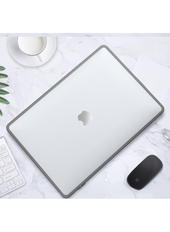 Macbook Protective Case TPU Case Beer For Apple Laptop Macbookair13 Inch Protective Case-Color:Black Edge + Transparent Matte Pc-Applicable Model:Macbook Pro16 A2485 A2780 A2991