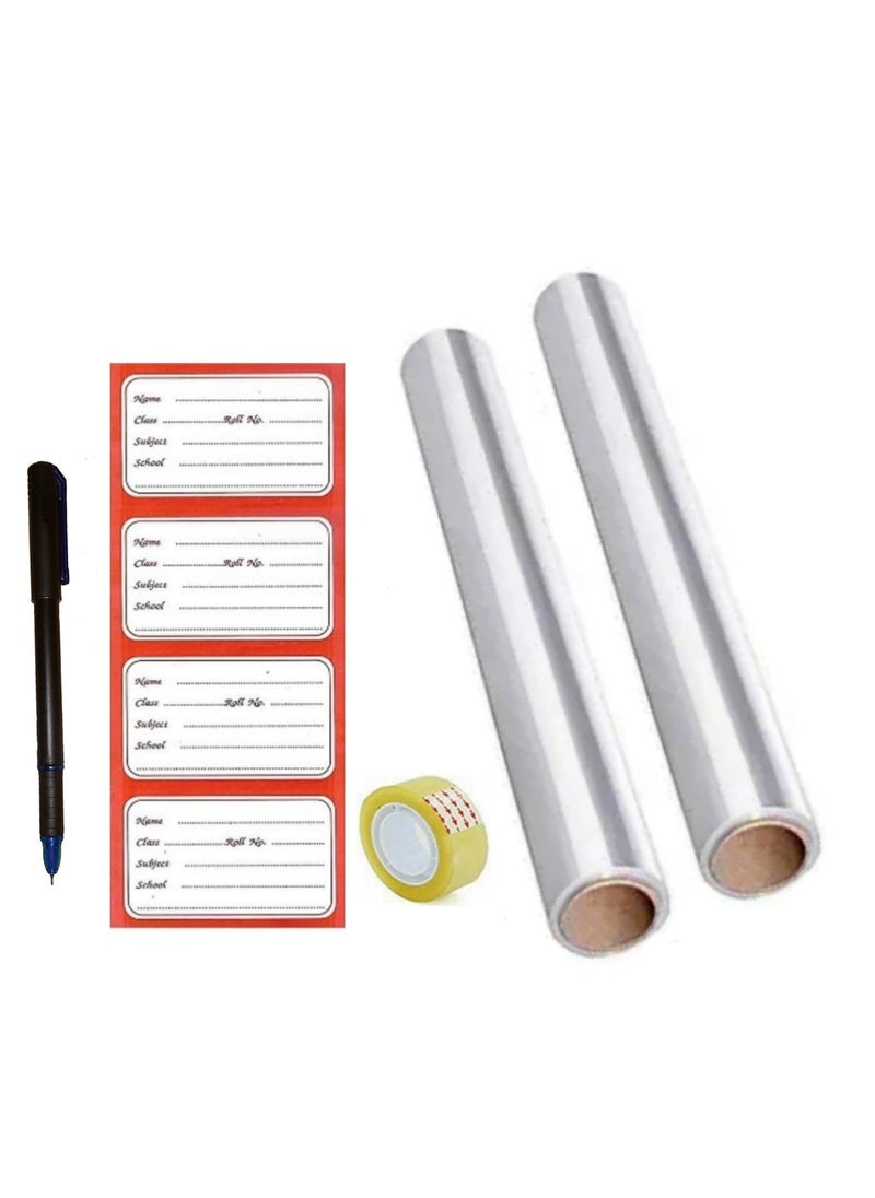 Veraitech Veraitech Transparent Cover roll for School Books 360 x 9 Yards Each Set of 2 