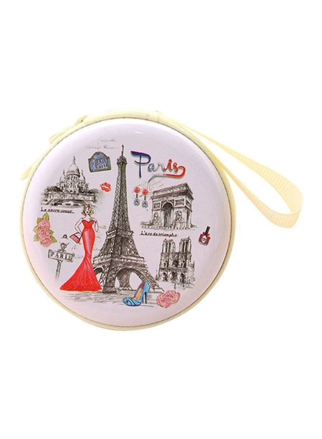 NIBEMINENT Printed Womens Coin Purse White  - Image 1