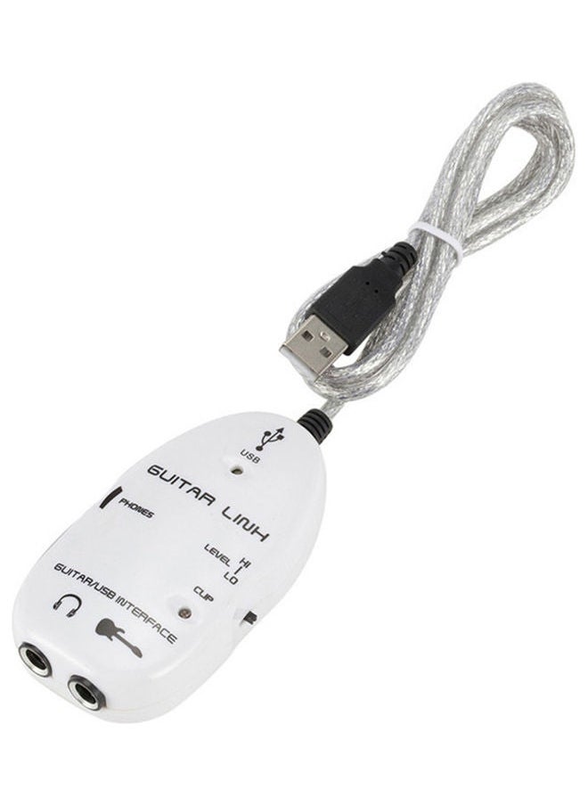 Guitar To USB Interface Link Cable Adapter