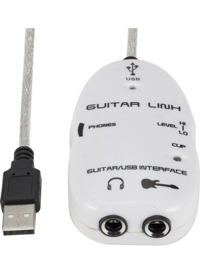 Guitar To USB Interface Link Cable Adapter