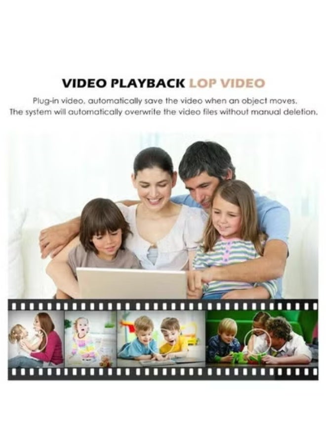 JAJEEK Wireless Light Bulb Camera Security Dome 1080P | 360° Panoramic WiFi Home Surveillance System with Motion Detection | Night Vision & Real-Time Alerts | Screw-In E27 Socket for Easy Setup | Smart Indoor/Outdoor Security Camera for Home & Office - Image 4