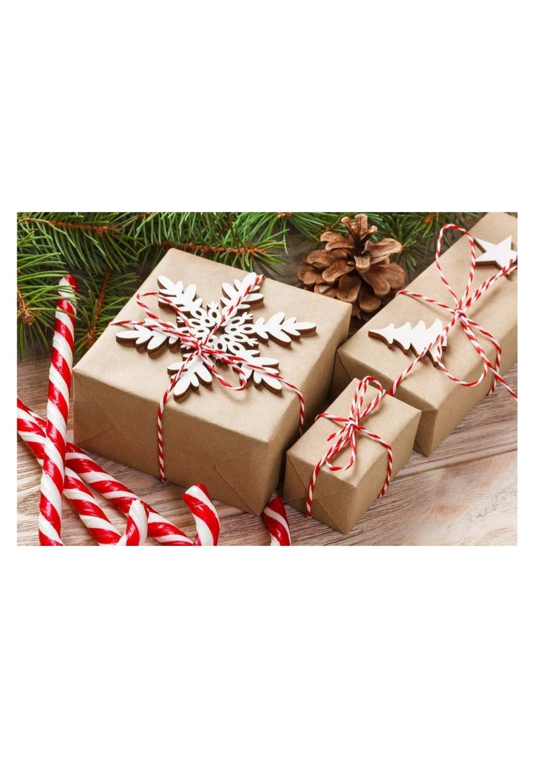 2 Rolls Colored Cotton Rope 200m Solid Wrapping T Durable Butchers String for Gift Meat Crafts Garden Wedding Decoration Packaging Thread - Image 5