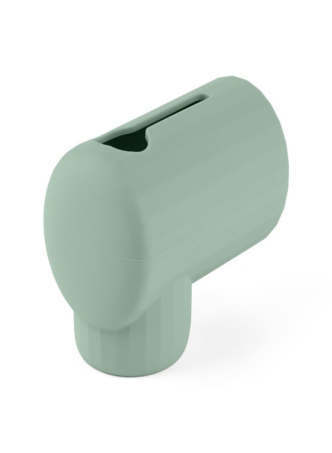 Sallurna Bath Spout Cover, Soft Silicone Bathtub Faucet Cover Safety Universal Fit (Cambridge Blue) - Image 1