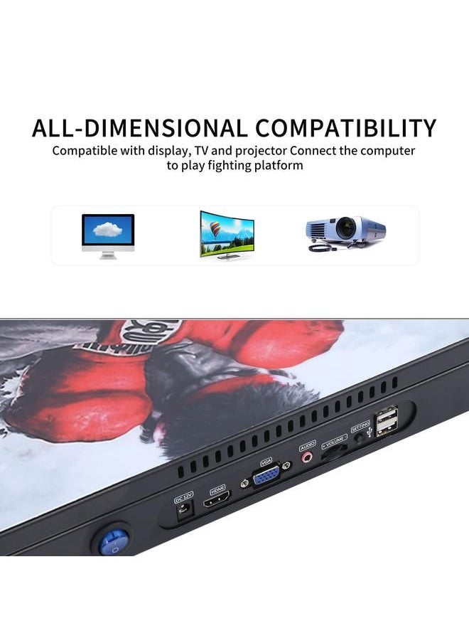 Arabest - Double People Joystick Fighting Gaming Machine High Definition Home Game Console 100-240VGaming Box for Pandora(3D Luxury Version) UK - Image 1