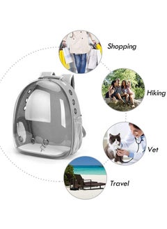 Kidle Double Shoulder Acrylic Transparent Cat Backpack Bag For Going Out  - Image 2