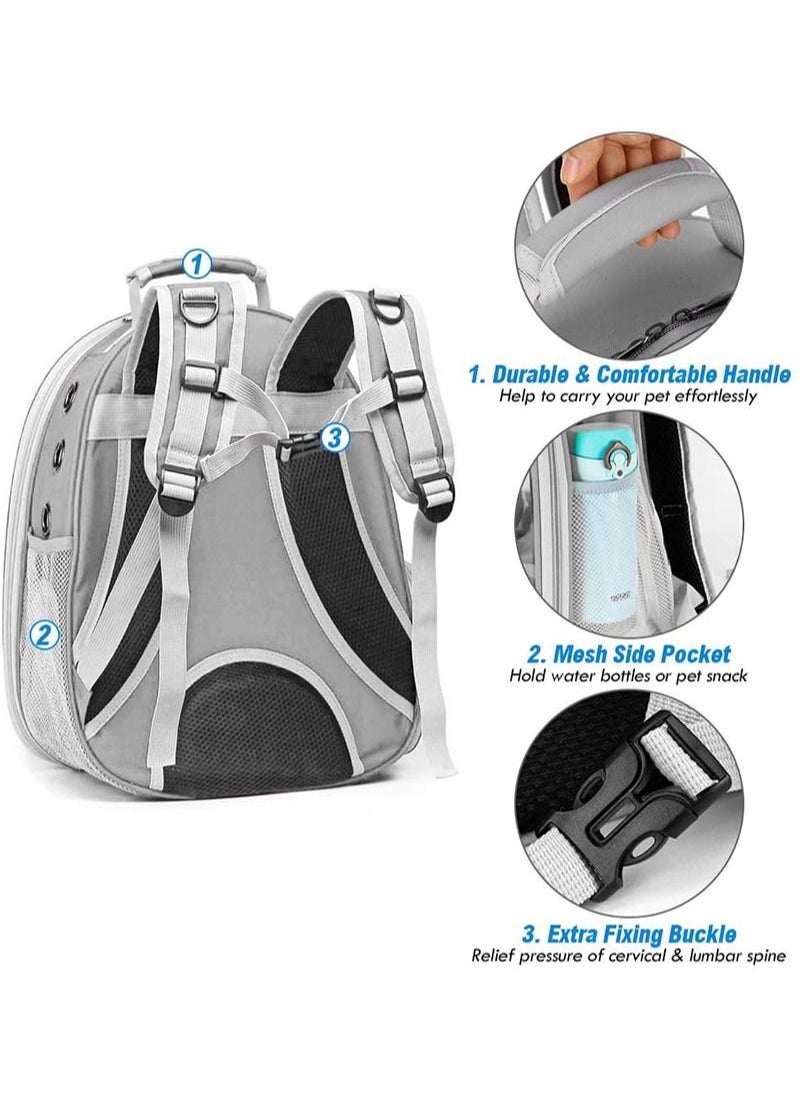 Kidle Double Shoulder Acrylic Transparent Cat Backpack Bag For Going Out  - Image 4