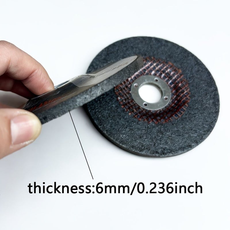 5 Inch 125mm Mesh Wear Resistant Grinding Wheel Disc Concave Center Design Metalworking Tool Durable Double Mesh Structure for Projects Home Renovations Professional Use Without Electricity - Image 2