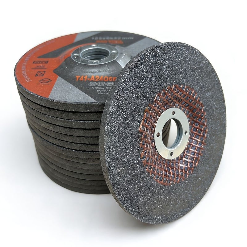 5 Inch 125mm Mesh Wear Resistant Grinding Wheel Disc Concave Center Design Metalworking Tool Durable Double Mesh Structure for Projects Home Renovations Professional Use Without Electricity - Image 1