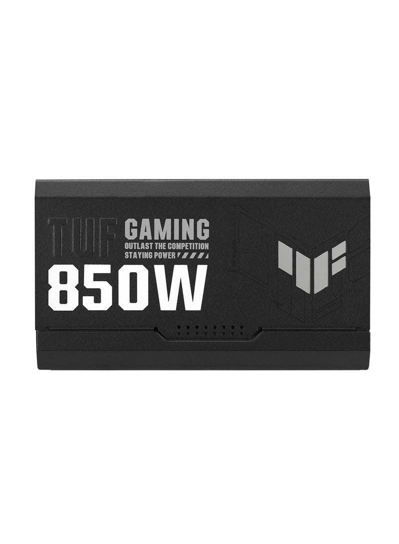 ASUS TUF Gaming 850W ATX Power Supply Unit, 80 Plus Gold Certification, Fully Modular, 135mm Fan, Dual Ball Fan Bearings, Axial-tech Fan Design, Military-grade | 90YE00S2-B0NA00 Black - Image 2