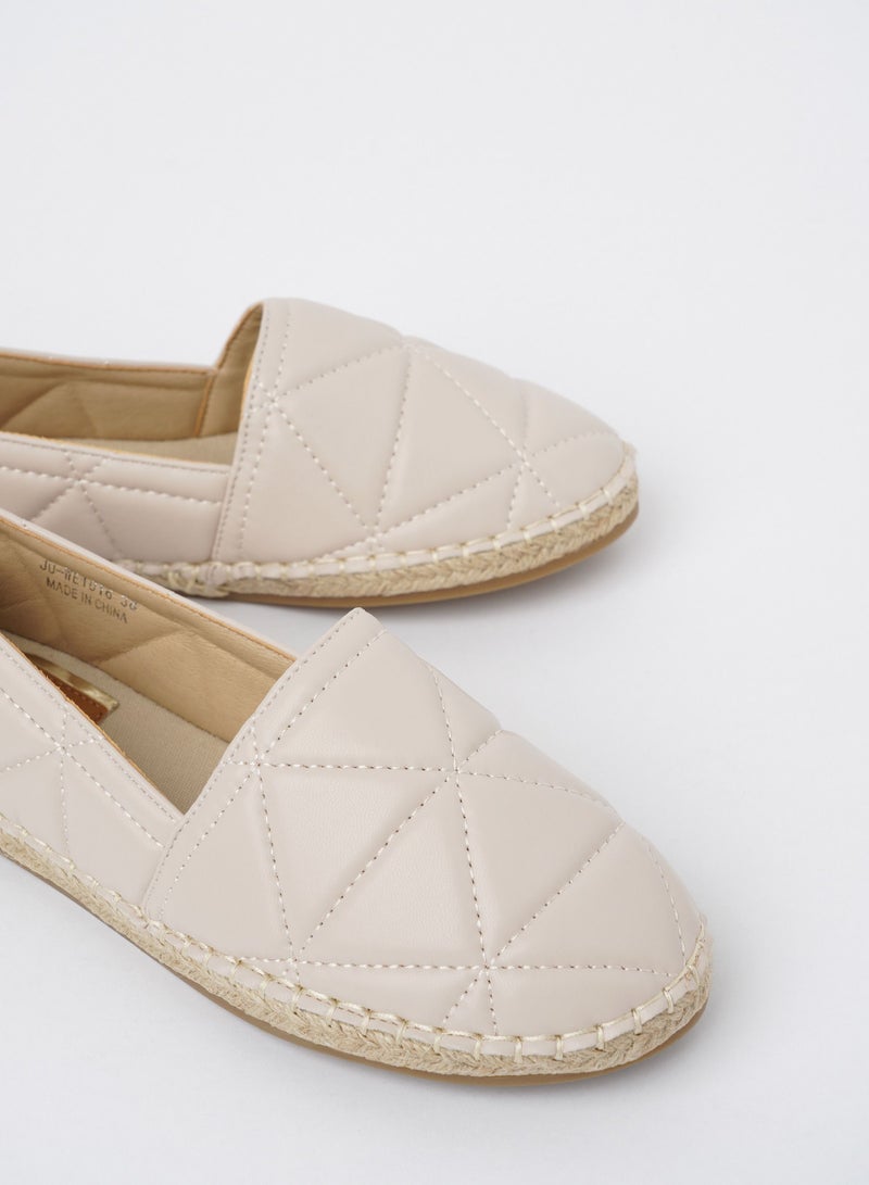 JOVE Women's Casual Espadrilles Off White - Image 2