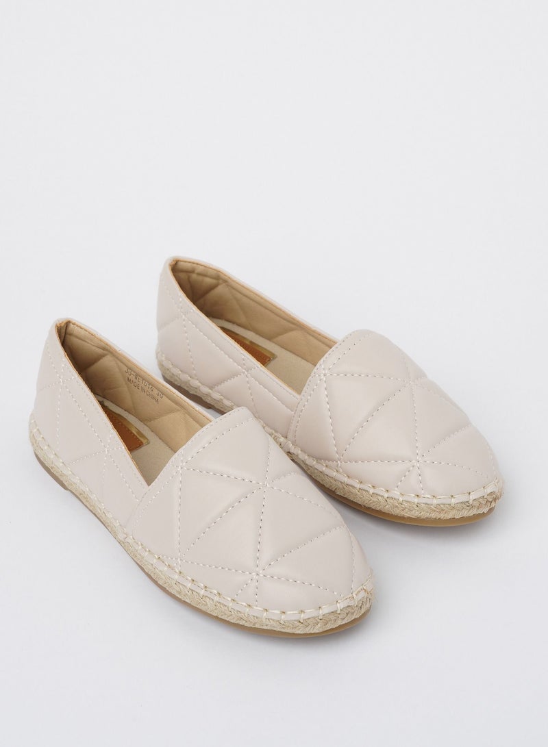 JOVE Women's Casual Espadrilles Off White - Image 3