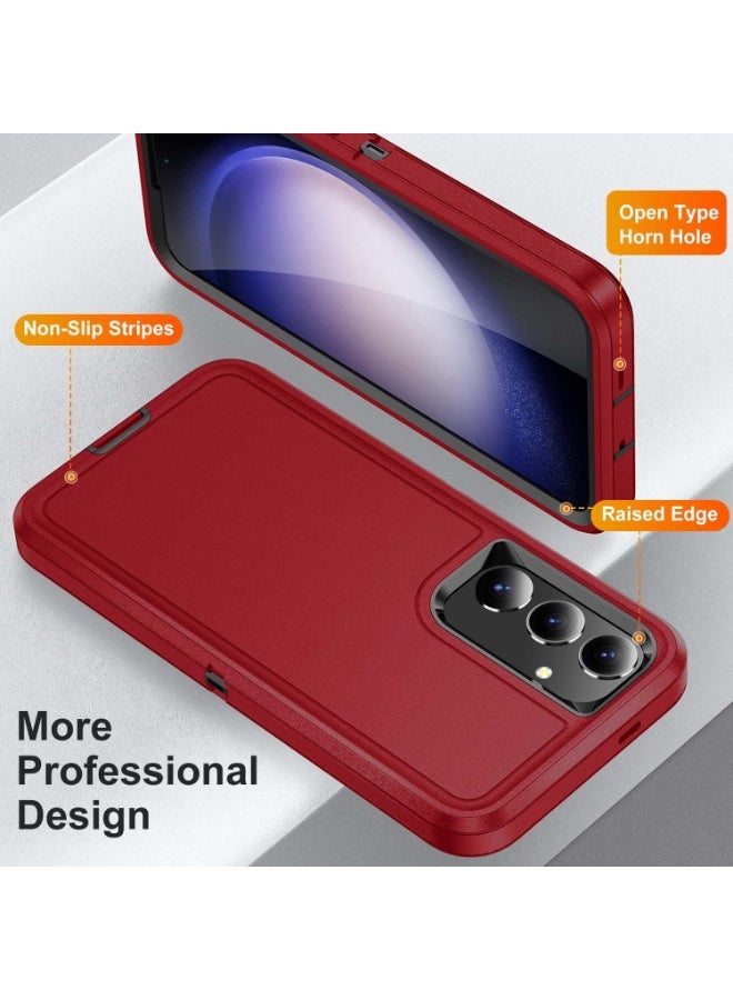 Designed for Samsung Galaxy S26 Case 3 in 1 Military Grade Protective Case Cover Silicone Heavy Duty Rugged Shockproof for Galaxy S26 Phone Case - Image 5