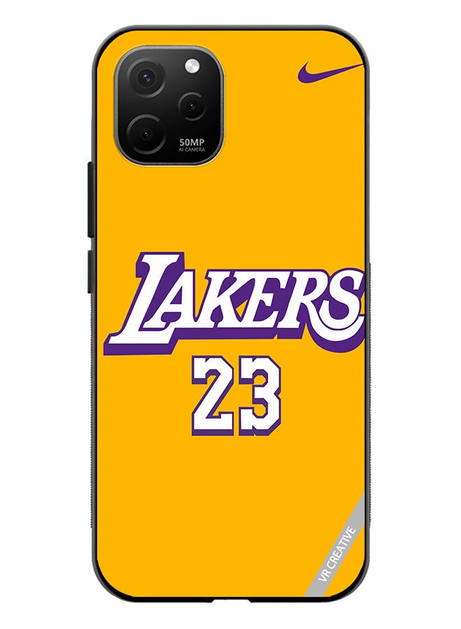 VR CREATIVE Protective Case Cover For Huawei Nova Y61 Lakers 23 Design Multicolour - Image 1
