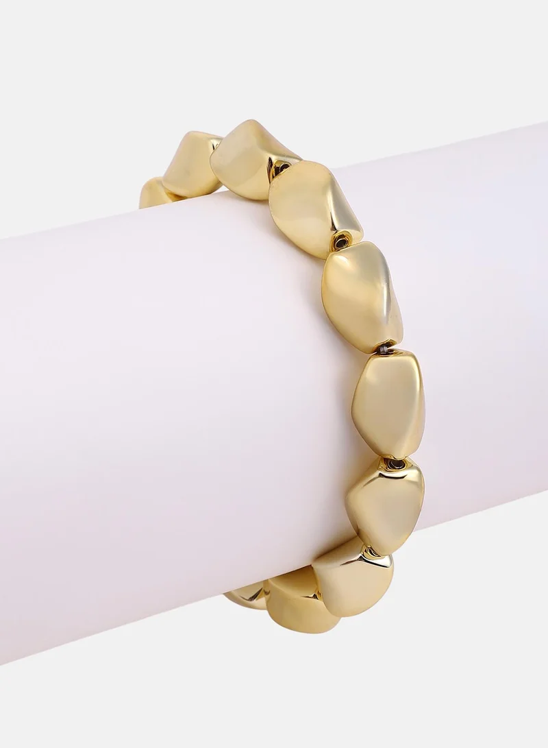 SOHI Swirl Beaded Artificial Bracelet Jewellery