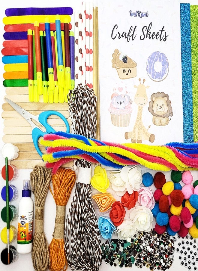 STEMTICS DIY Craft Kit for Kids | Beginner Craft Set | Art & Craft Set for Girls & Boys Age 4-8 | Fun Art and Craft Kit for Kids Age 3-10 - Image 2