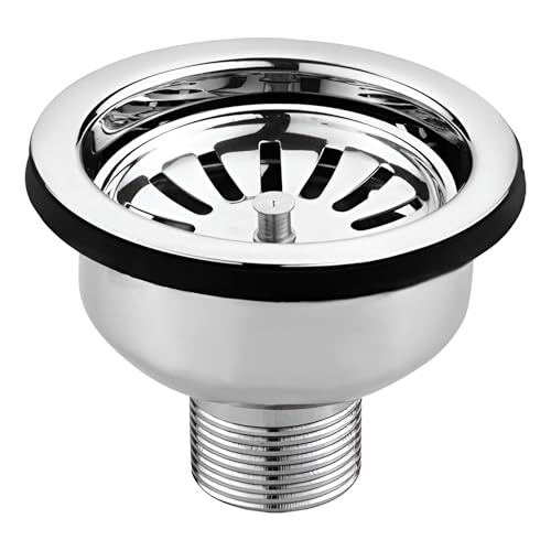 KI Stainless Steel Heavy 3 Inch Coupling for Sink Drain Outlet (Silver) - Image 1