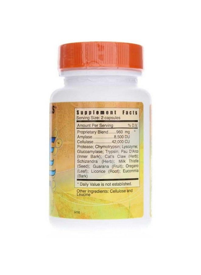 Enzee Hipotency Enzyme Complex Bio Basic 650 60 Capsules Digestion Support Carbohydrate Breakdown