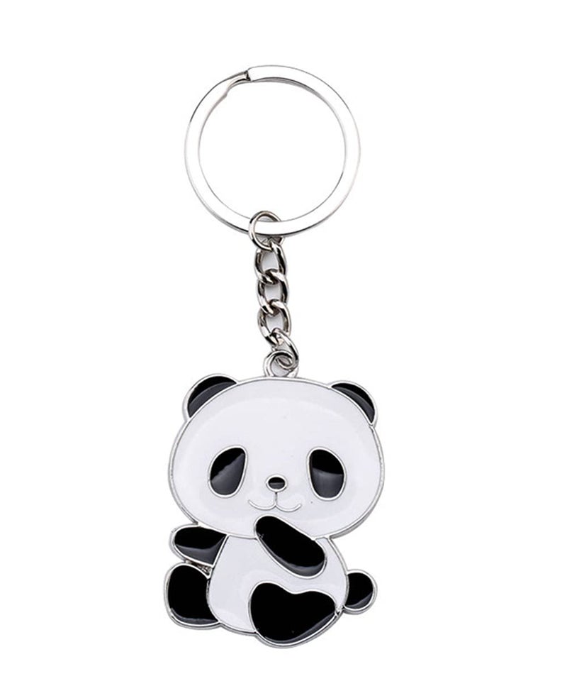 ODETOJOY Cute Panda Keychain Charm for Girls Panda Keyring Gift Key Chains Panda Bear Collection China Souvenir - Image 1