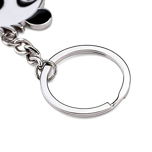 ODETOJOY Cute Panda Keychain Charm for Girls Panda Keyring Gift Key Chains Panda Bear Collection China Souvenir - Image 2