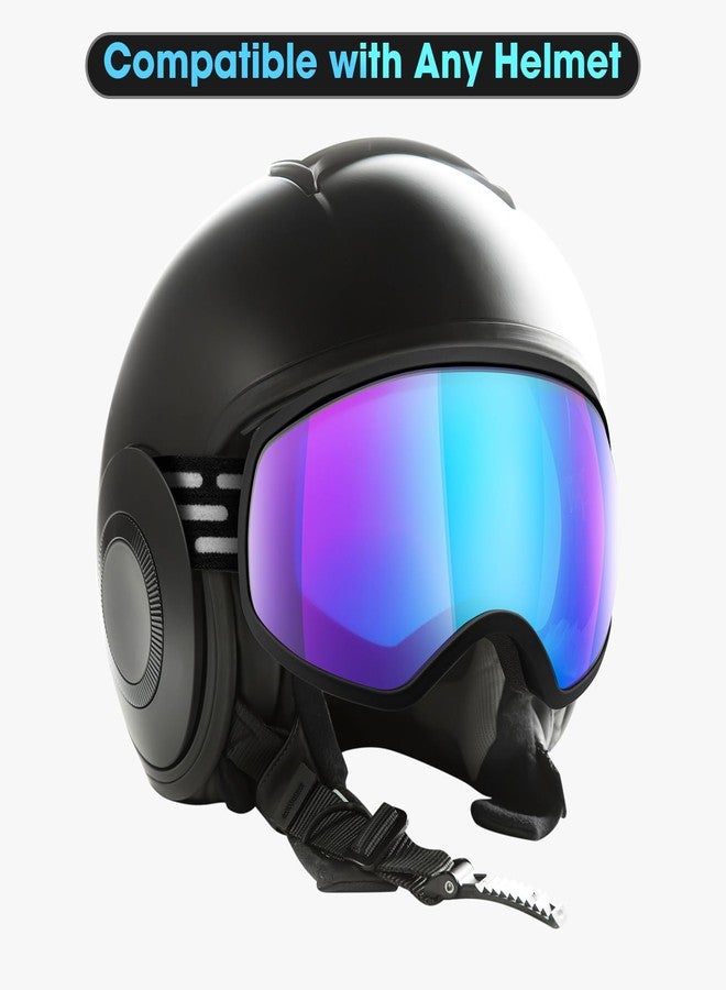 LOEO Snow Skiing Goggles, Snowboarding Goggles for Men, Women, Adult, Youth and Over 15 Years, Snowmobiling Goggles - Image 4