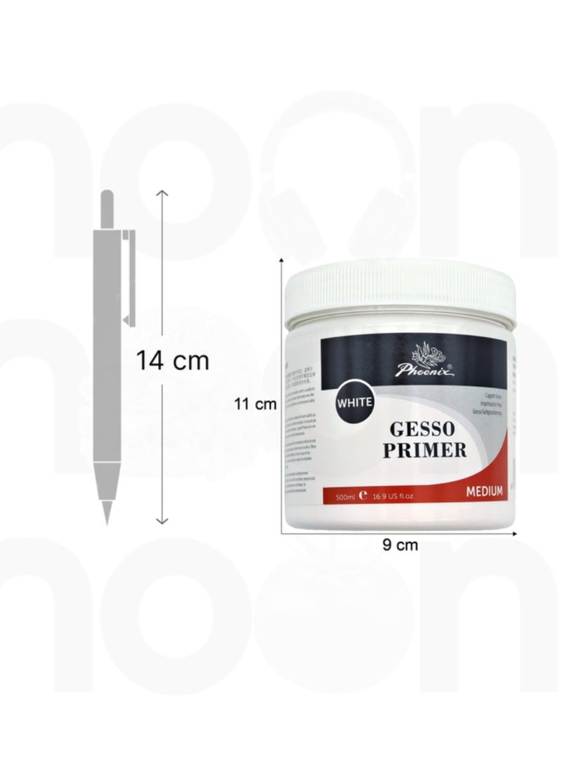 Phoenix Universal Gesso Primer White 500ml - Image 2