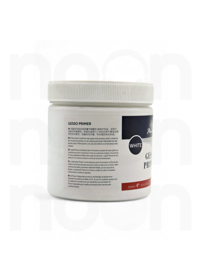 Phoenix Universal Gesso Primer White 500ml - Image 3