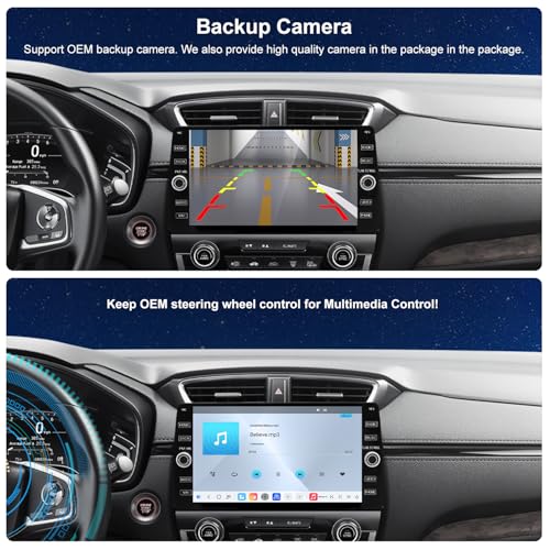 Fuosuc 4G LTE QLED Radio for Honda CR-V CRV 2017 2018 2019 2020 2021 Upgrade,8-Core CPU Touch Screen Stereo,Wireless CarPlay & Android Auto - Image 5