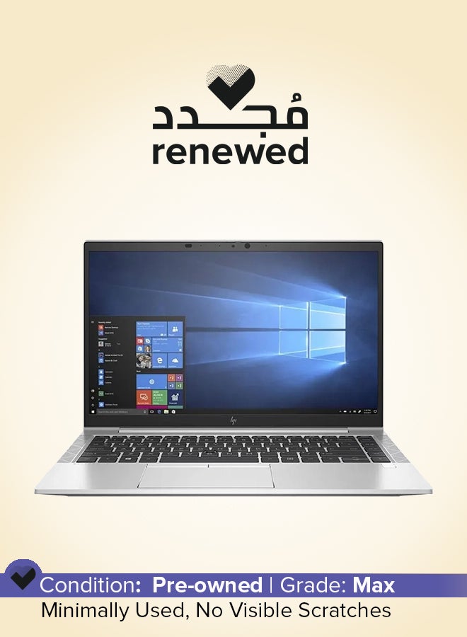 HP Renewed - EliteBook 840 G7 With 14-Inch Touch Screen Display,Intel Core i7/10th Gen/16GB RAM/512GB SSD/Intel UHD Graphics/Windows 10 Pro English Silver - Image 1