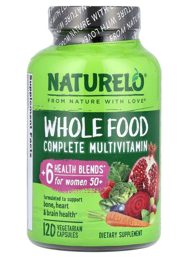 Whole Food Complete Multivitamin For Women 50+ 120 Vegetarian Capsules - pzsku/Z289666CD21299B7B2A58Z/45/_/1729515416/6c290206-708e-41f6-b1c9-b08597cd023f