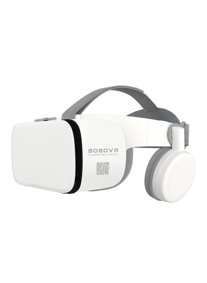 Generic - Bobovr Z6 Mini House Vr Glasses Bluetooth Wireless Headset Integrated Helmet 3d Virtual Reality Ar In Stock-Color:Z6 English + Handle White - Image 1