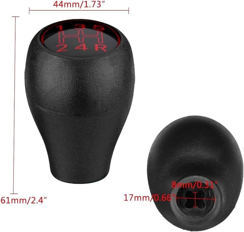 DEMULAX 5 Speed Manual Car Gear Shift Knob - Image 2
