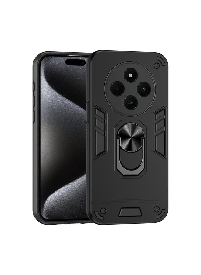 S-TOP Case For Redmi A4 5G Shockproof Metal Ring Holder Phone Case - Image 1