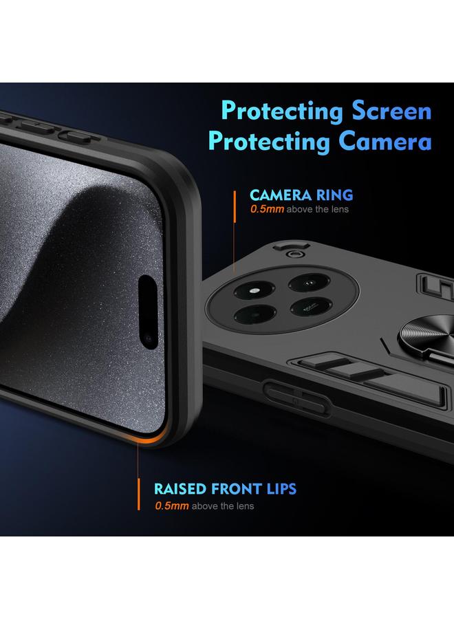 S-TOP Case For Redmi A4 5G Shockproof Metal Ring Holder Phone Case - Image 3