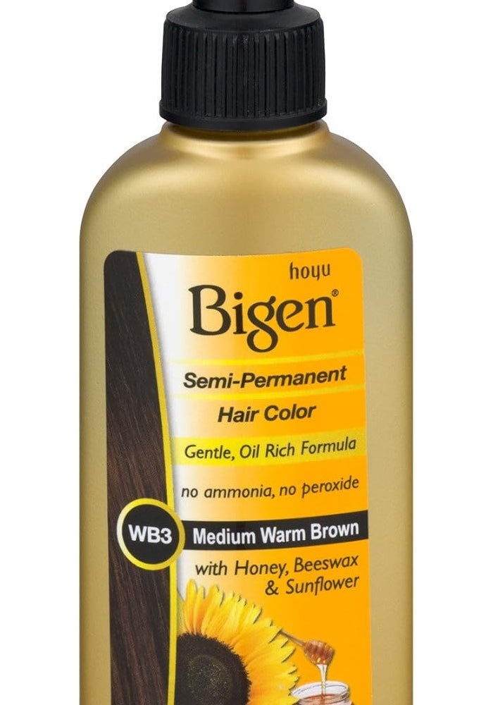 Bigen Semi-Permanent Hair Color, Medium Warm Brown, 3.0 Ounce - Image 1